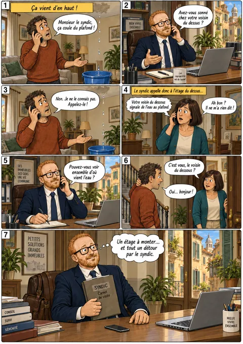 Planche « Ça vient d’en haut ! »