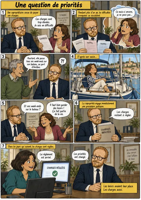 Planche « Une question de priorités »