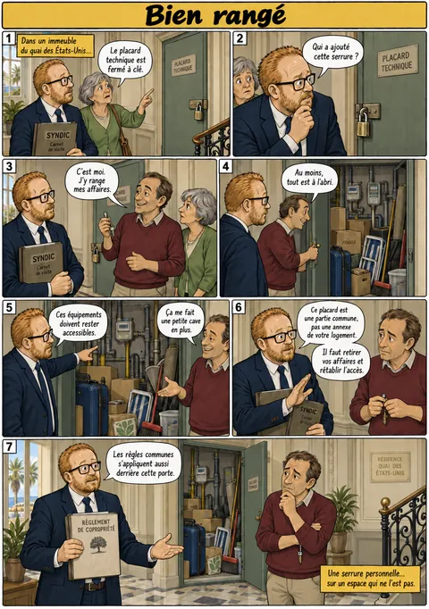 Planche « Bien rangé »