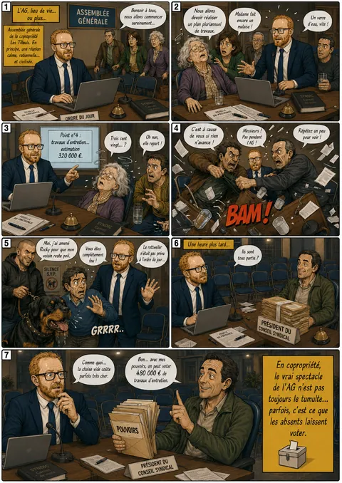 Planche « L’AG dans tous ses états »